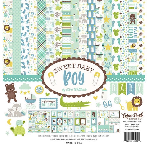 Echo Park - Sweet Baby Boy Collection - 12 x 12 Collection Kit