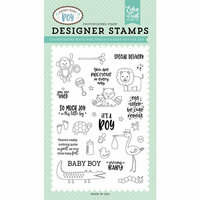 Echo Park - Sweet Baby Boy Collection - Clear Photopolymer Stamps - Precious Baby Boy