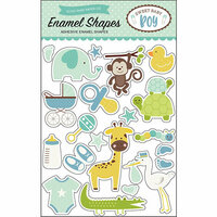 Echo Park - Sweet Baby Boy Collection - Enamel Shapes