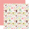 Echo Park - Sweet Baby Girl Collection - 12 x 12 Double Sided Paper - It's a Girl