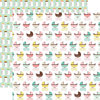 Echo Park - Sweet Baby Girl Collection - 12 x 12 Double Sided Paper - Baby Buggy