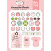 Echo Park - Sweet Baby Girl Collection - Decorative Brads