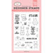 Echo Park - Sweet Baby Girl Collection - Clear Photopolymer Stamps - Dream Big Little One