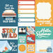 Echo Park - Summer Break Collection - 12 x 12 Double Sided Paper - Multi Journaling Cards