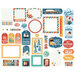 Echo Park - Summer Break Collection - Ephemera - Frames And Tags