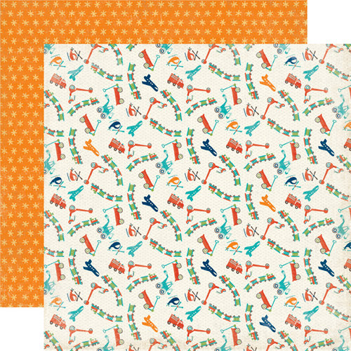 Echo Park - Scoot Collection - 12 x 12 Double Sided Paper - Zoom