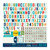 Echo Park - Scoot Collection - 12 x 12 Cardstock Stickers - Alphabet