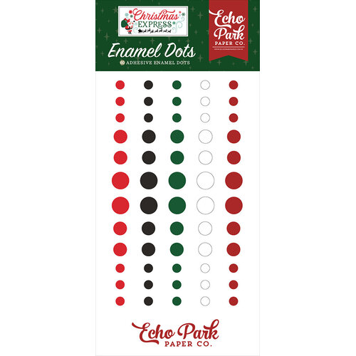 Echo Park - Christmas Express Collection - Enamel Dots