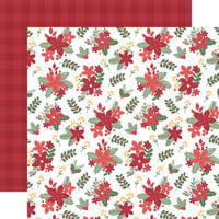 Echo Park - Santa Claus Lane Collection - Christmas - 12 x 12 Double Sided Paper - Flowers for Santa