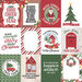 Echo Park - Santa Claus Lane Collection - Christmas - 12 x 12 Double Sided Paper - 3 x 4 Journaling Cards