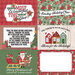 Echo Park - Santa Claus Lane Collection - Christmas - 12 x 12 Double Sided Paper - 4 x 6 Journaling Cards
