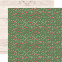Echo Park - Santa Claus Lane Collection - Christmas - 12 x 12 Double Sided Paper - Seasonal Sprigs