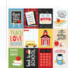 Echo Park - School Rules Collection - 12 x 12 Double Sided Paper - 3 x 4 Journaling Cards