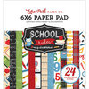 Echo Park - School Rules Collection - 6 x 6 Paper Pad