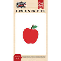 Echo Park - School Rules Collection - Designer Dies - Red Apple