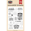 Echo Park - School Rules Collection - Clear Photopolymer Stamps - Super Student