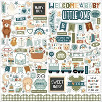 3D Its A Baby Boy Stickers #11082 :: Baby Stickers :: Scrapbooking