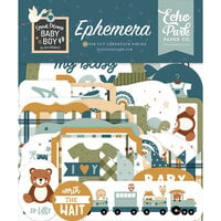 Echo Park - Special Delivery Baby Boy Collection - Ephemera