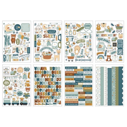 Echo Park - Special Delivery Baby Boy Collection - Sticker Book
