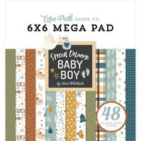 Echo Park - Special Delivery Baby Boy Collection - 6 x 6 Mega Pad