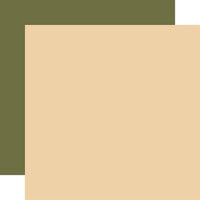 Echo Park - Special Deliver Baby Collection - 12 x 12 Double Sided Paper - Tan - Green