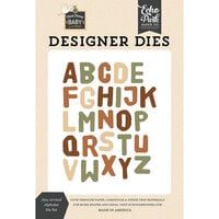 Echo Park - Special Deliver Baby Collection - Designer Dies - New Arrival Alphabet