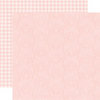 Echo Park - Runway Collection - 12 x 12 Double Sided Paper - Light Pink Damask