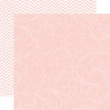 Echo Park - Runway Collection - 12 x 12 Double Sided Paper - Light Pink Flourish