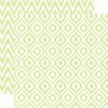 Echo Park - 34th Street Collection - 12 x 12 Double Sided Paper - Sprig Ikat