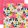 Echo Park - Summer Fun Collection - 12 x 12 Double Sided Paper - Summer Floral