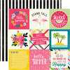 Echo Park - Summer Fun Collection - 12 x 12 Double Sided Paper - 4 x 4 Journaling Cards