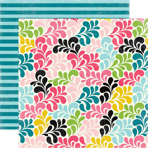 Echo Park - Summer Fun Collection - 12 x 12 Double Sided Paper - Splash Into Summer