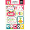 Echo Park - Summer Fun Collection - Layered Cardstock Stickers