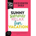 Echo Park - Summer Fun Collection - Designer Dies - Sunny Summer Word