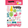 Echo Park - Summer Fun Collection - Enamel Shapes