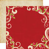 Echo Park - Season's Greetings Collection - Christmas - 12 x 12 Double Sided Paper - Swirls