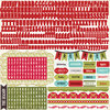 Echo Park - Season's Greetings Collection - Christmas - 12 x 12 Cardstock Stickers - Alphabet