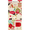 Echo Park - Season's Greetings Collection - Christmas - Chipboard Stickers