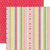 Echo Park - So Happy Together Collection - 12 x 12 Double Sided Paper - Happy Stripes