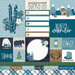 Echo Park - Snowed In Collection - 12 x 12 Double Sided Paper - Multi Journaling Cards