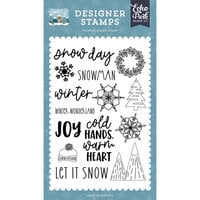 Echo Park - Snowed In Collection - Clear Photopolymer Stamps - Snow Day