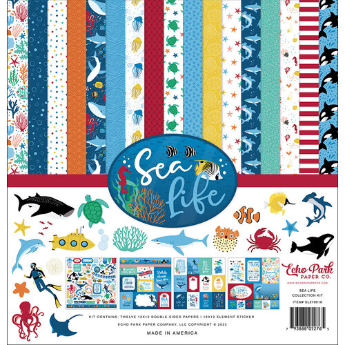 Echo Park - Sea Life Collection - 12 x 12 Collection Kit