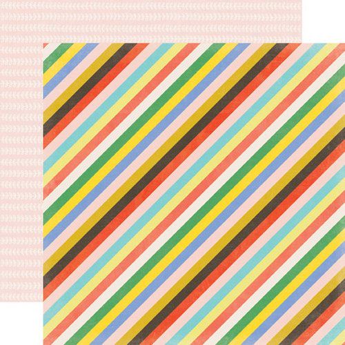 Echo Park - Simple Life Collection - 12 x 12 Double Sided Paper - Simple Stripe