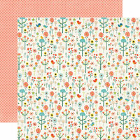 Echo Park - Simple Life Collection - 12 x 12 Double Sided Paper - Merry Meadow