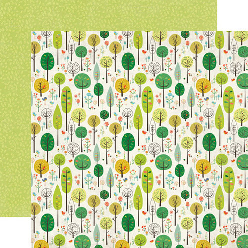 Echo Park - Simple Life Collection - 12 x 12 Double Sided Paper - Fancy Forest
