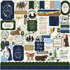 Echo Park - Silent Night Collection - 12 x 12 Cardstock Stickers - Elements