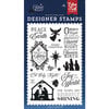 Echo Park - Silent Night Collection - Clear Photopolymer Stamps - Peace On Earth