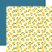 Echo Park - A Slice of Summer Collection - 12 x 12 Double Sided Paper - Lemons