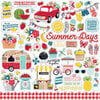 Echo Park - A Slice of Summer Collection - 12 x 12 Cardstock Stickers - Elements