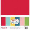 Echo Park - A Slice of Summer Collection - 12 x 12 Paper Pack - Solids